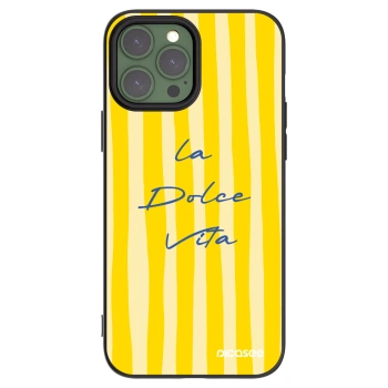 Picasee Μαύρη θήκη σιλικόνης για Apple iPhone 13 Pro Max - Ladolcevita
