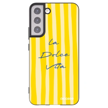 Picasee Μαύρη θήκη σιλικόνης για Samsung Galaxy S22+ 5G - Ladolcevita