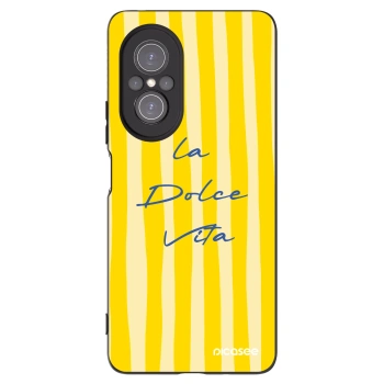 Picasee Μαύρη θήκη σιλικόνης για Huawei Nova 9 SE - Ladolcevita