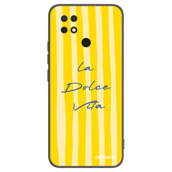 Picasee Μαύρη θήκη σιλικόνης για Xiaomi Redmi 10C - Ladolcevita
