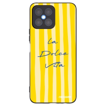 Picasee Μαύρη θήκη σιλικόνης για Honor X8 4G - Ladolcevita