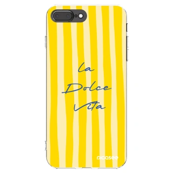 Picasee διαφανής θήκη σιλικόνης Apple iPhone 8 Plus - Ladolcevita