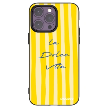 Picasee Μαύρη θήκη σιλικόνης για Apple iPhone 14 Pro Max - Ladolcevita