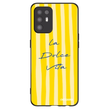 Picasee Μαύρη θήκη σιλικόνης για OPPO A94 5G - Ladolcevita