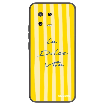Picasee Μαύρη θήκη σιλικόνης για Xiaomi 13 Pro - Ladolcevita