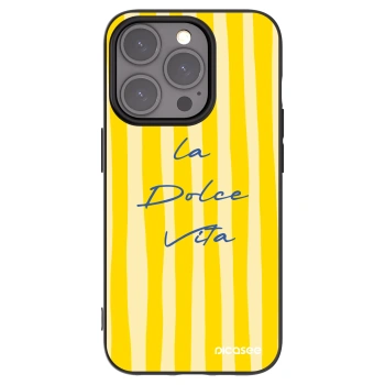 Picasee Μαύρη θήκη σιλικόνης για Apple iPhone 15 Pro - Ladolcevita