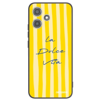 Picasee Μαύρη θήκη σιλικόνης για Xiaomi Redmi 12 5G - Ladolcevita