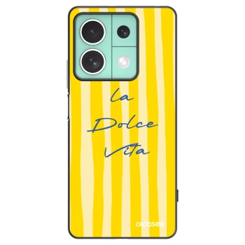 Picasee Μαύρη θήκη σιλικόνης για Xiaomi Redmi Note 13 5G - Ladolcevita