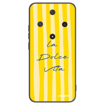 Picasee Μαύρη θήκη σιλικόνης για Honor Magic6 Lite 5G - Ladolcevita
