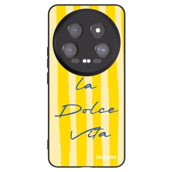 Picasee Μαύρη θήκη σιλικόνης για Xiaomi 14 Ultra - Ladolcevita