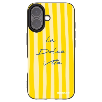 Picasee Μαύρη θήκη σιλικόνης για Apple iPhone 16 - Ladolcevita