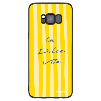 Picasee Μαύρη θήκη σιλικόνης για Samsung Galaxy S8 G950F - Ladolcevita