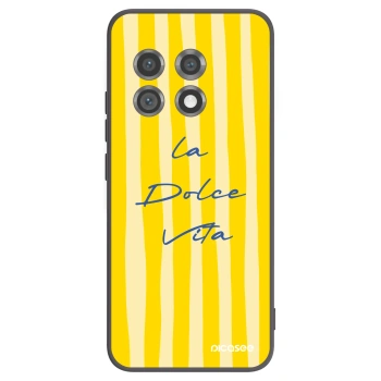 Picasee Μαύρη θήκη σιλικόνης για OnePlus 11 5G - Ladolcevita