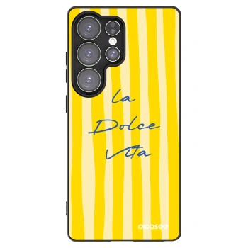 Picasee Μαύρη θήκη σιλικόνης για Samsung Galaxy S25 Ultra 5G - Ladolcevita