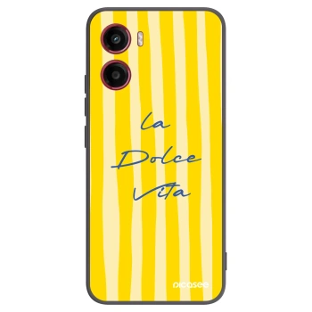 Picasee Μαύρη θήκη σιλικόνης για Motorola Moto G05 - Ladolcevita