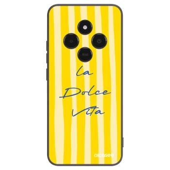 Picasee Μαύρη θήκη σιλικόνης για Xiaomi Poco C75 - Ladolcevita