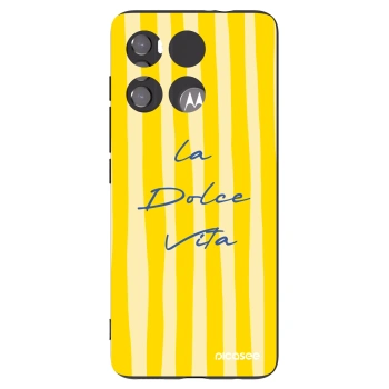 Picasee Μαύρη θήκη σιλικόνης για Motorola Edge 60 5G - Ladolcevita