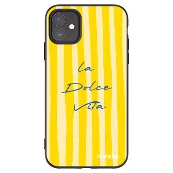 Picasee Μαύρη θήκη σιλικόνης για Apple iPhone 11 - Ladolcevita