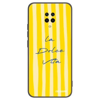 Picasee Μαύρη θήκη σιλικόνης για Xiaomi Redmi Note 9 Pro - Ladolcevita