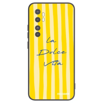 Picasee Μαύρη θήκη σιλικόνης για Xiaomi Mi Note 10 Lite - Ladolcevita