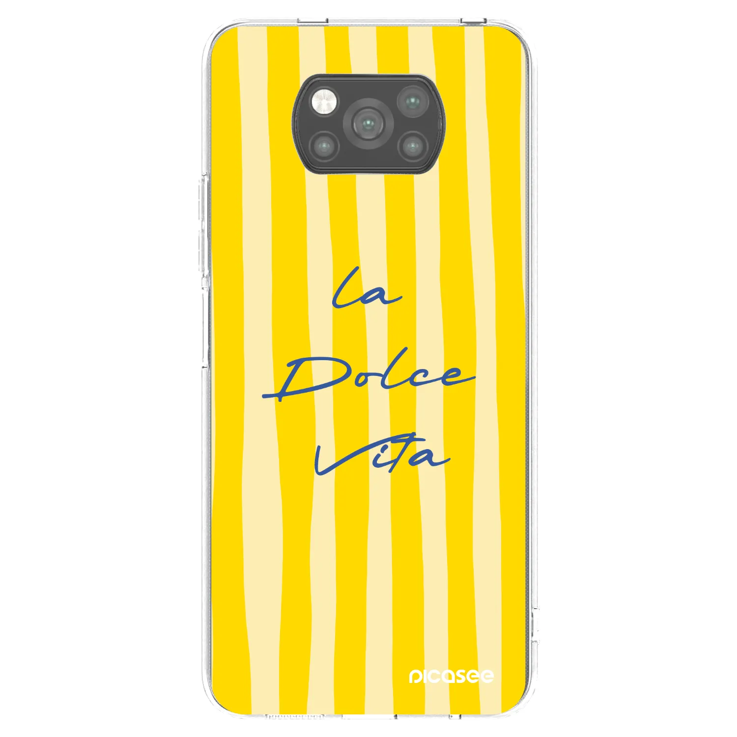 Picasee Μαύρη θήκη σιλικόνης για Xiaomi Poco X3 - Ladolcevita