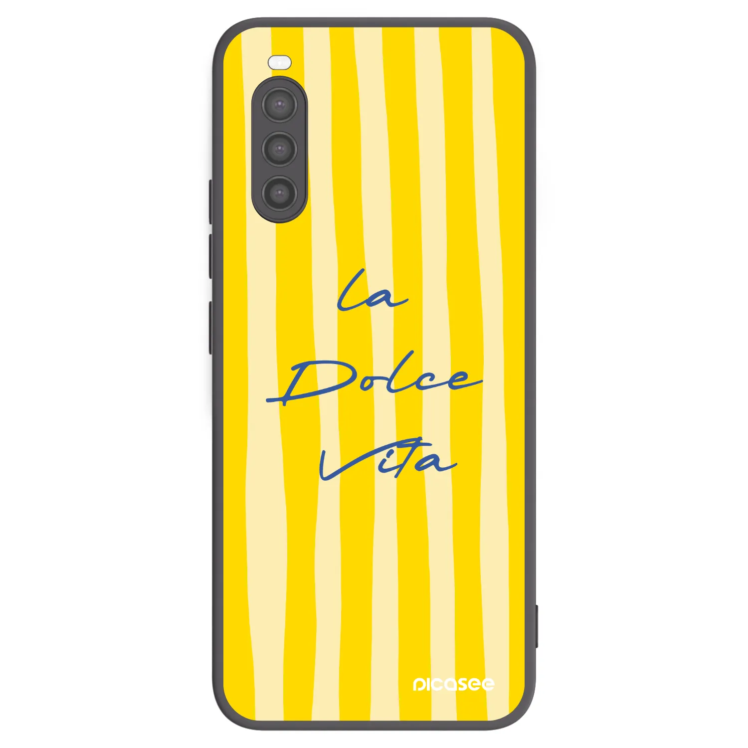 Picasee Μαύρη θήκη σιλικόνης για Sony Xperia 10 II - Ladolcevita