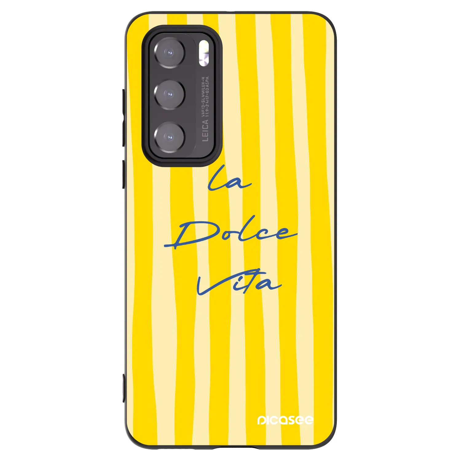Picasee Μαύρη θήκη σιλικόνης για Huawei P40 - Ladolcevita