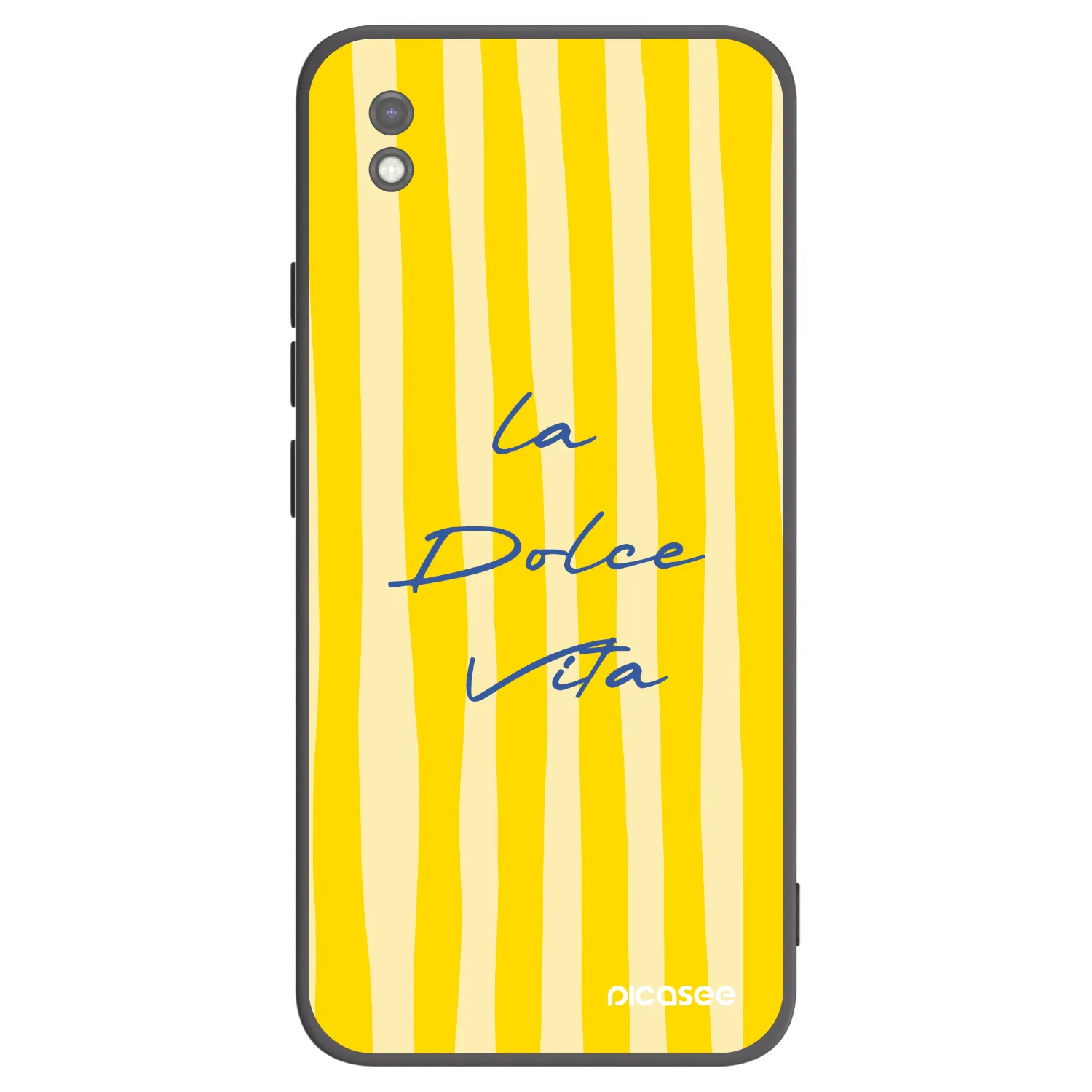 Picasee Μαύρη θήκη σιλικόνης για Xiaomi Redmi 9AT - Ladolcevita