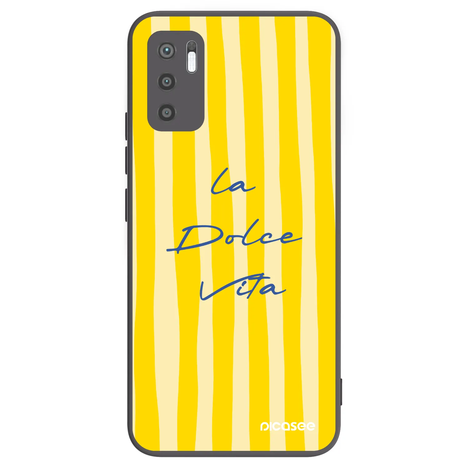 Picasee Μαύρη θήκη σιλικόνης για Xiaomi Redmi Note 10 5G - Ladolcevita