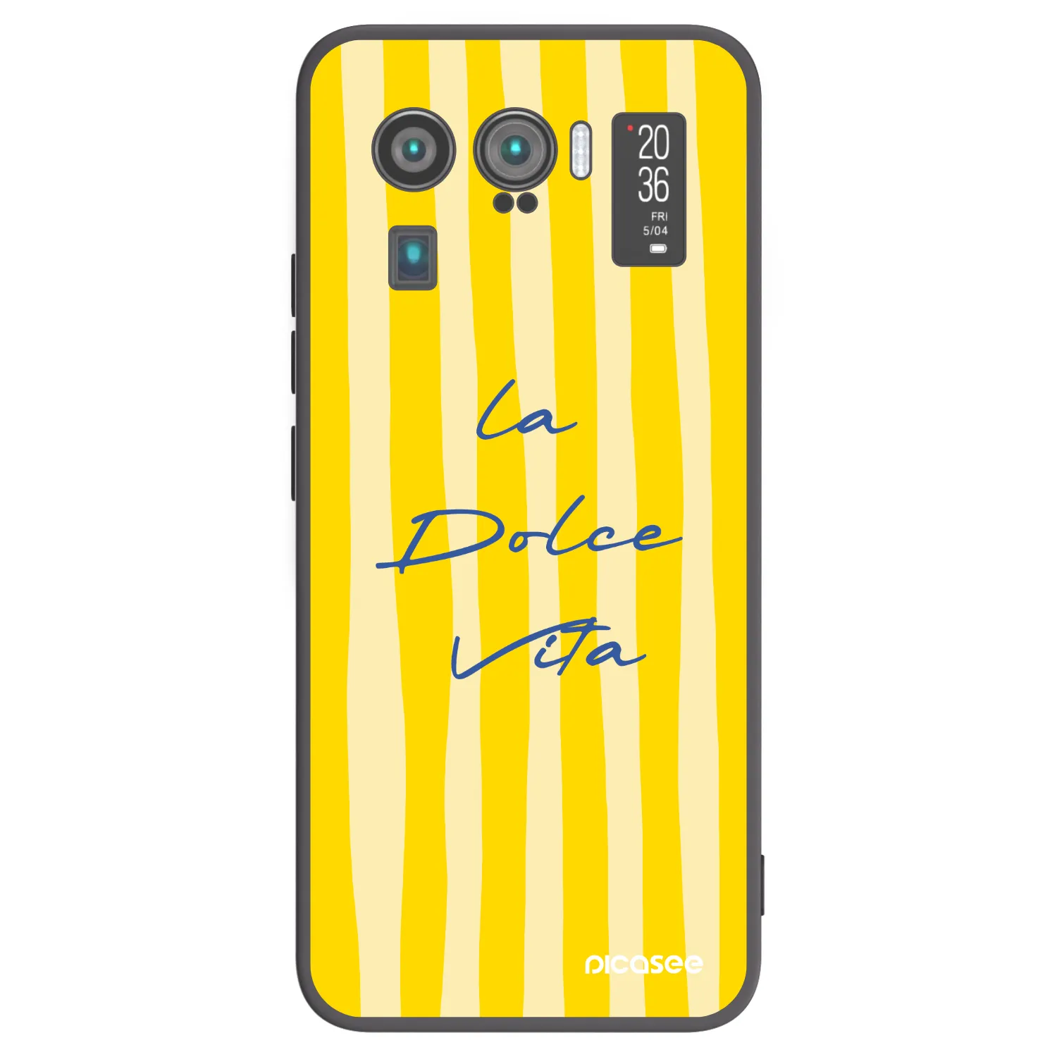Picasee Μαύρη θήκη σιλικόνης για Xiaomi Mi 11 Ultra - Ladolcevita