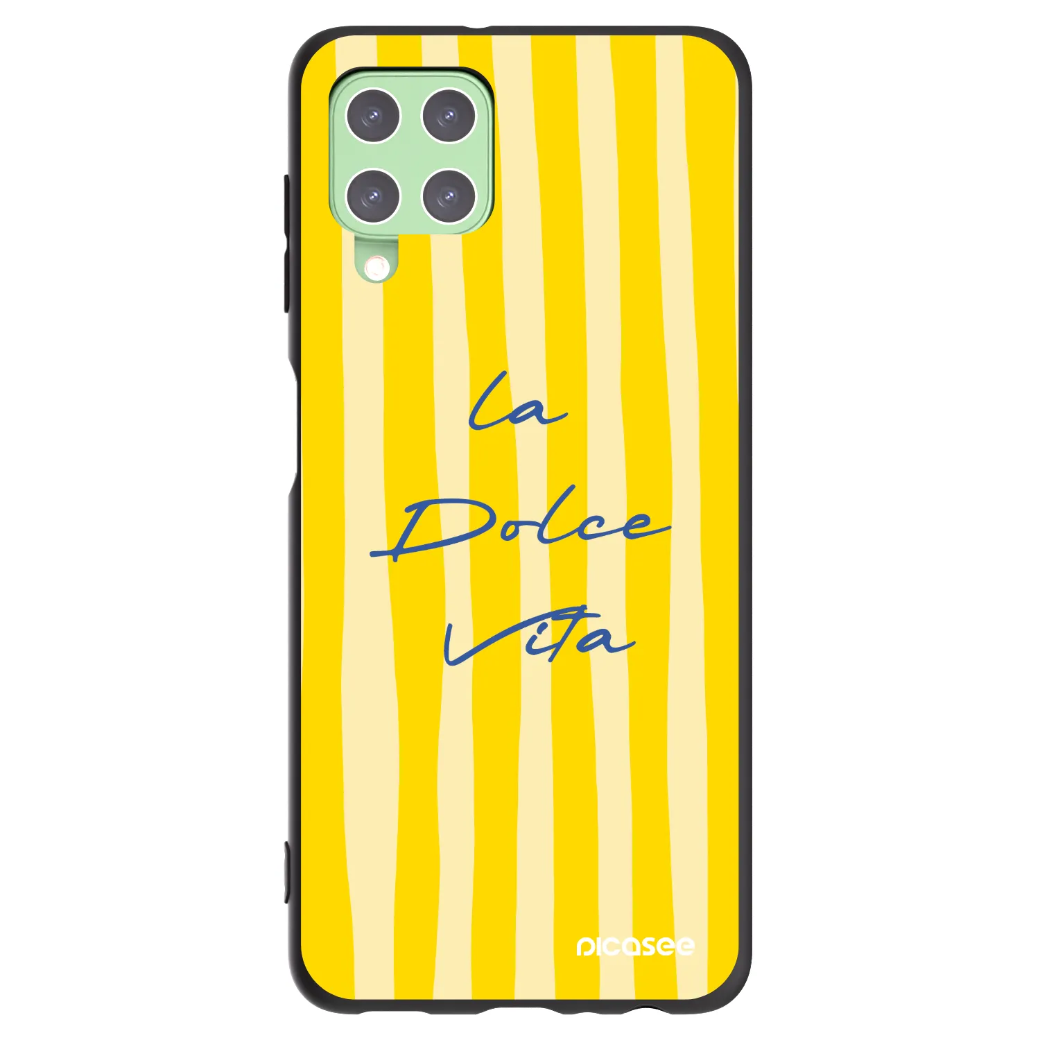 Picasee Μαύρη θήκη σιλικόνης για Samsung Galaxy A22 A225F 4G - Ladolcevita