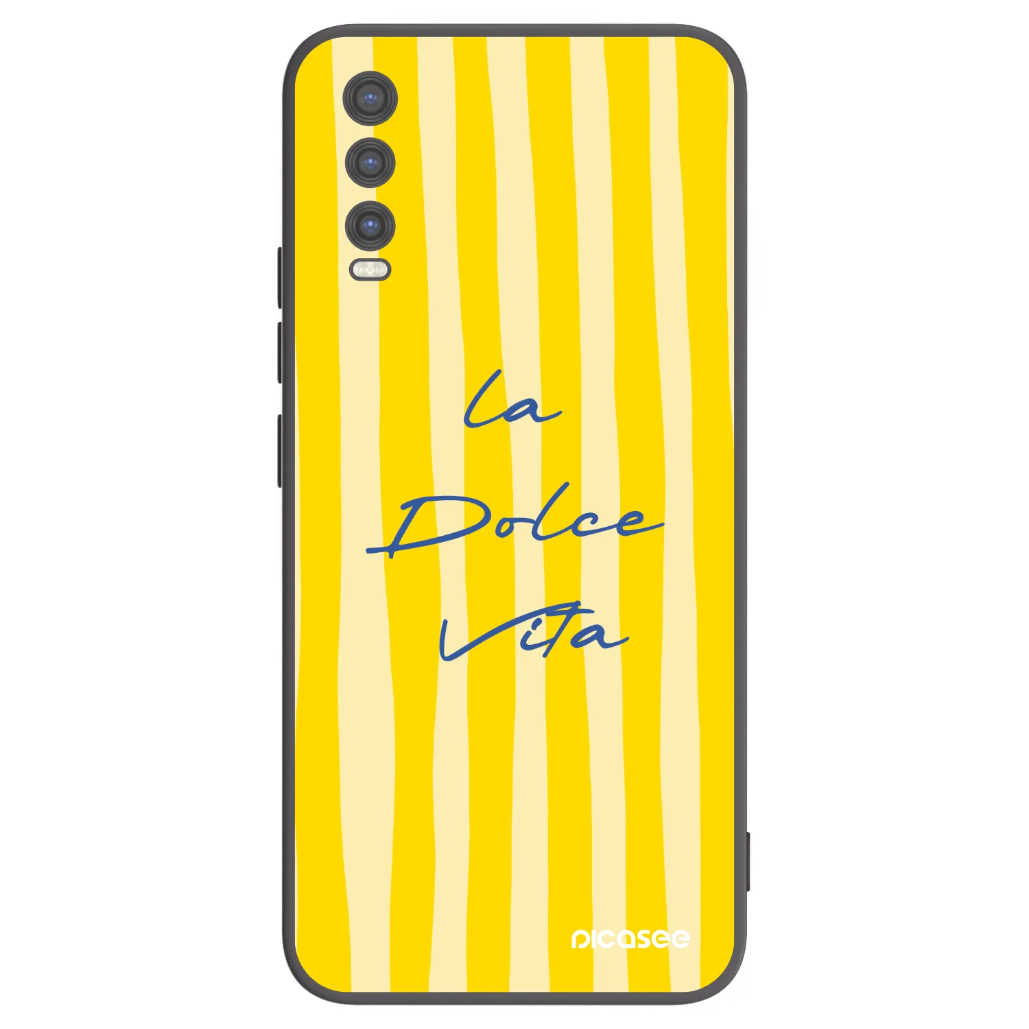 Picasee Μαύρη θήκη σιλικόνης για Vivo Y20s - Ladolcevita