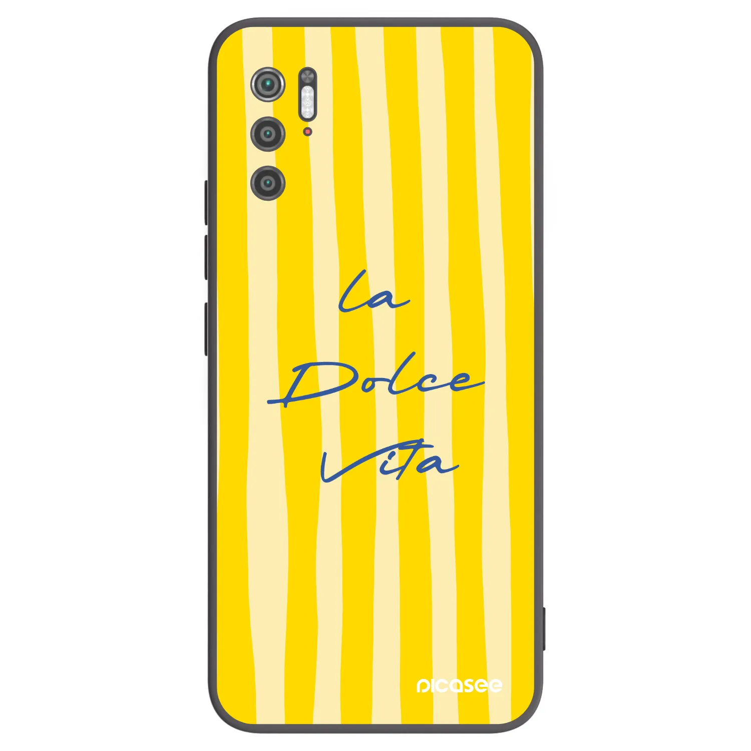 Picasee Μαύρη θήκη σιλικόνης για Xiaomi Poco M3 Pro 5G - Ladolcevita