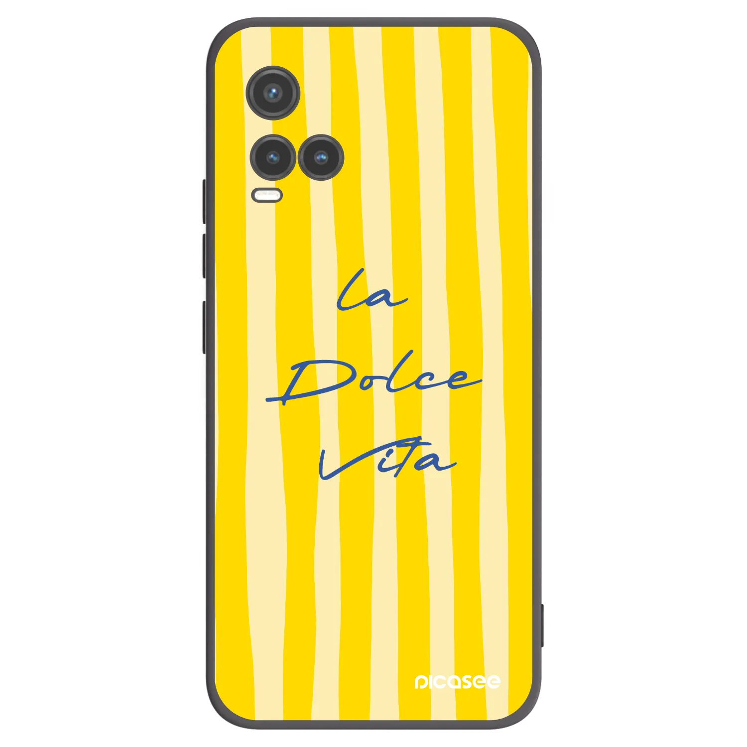 Picasee Μαύρη θήκη σιλικόνης για Vivo Y33s - Ladolcevita