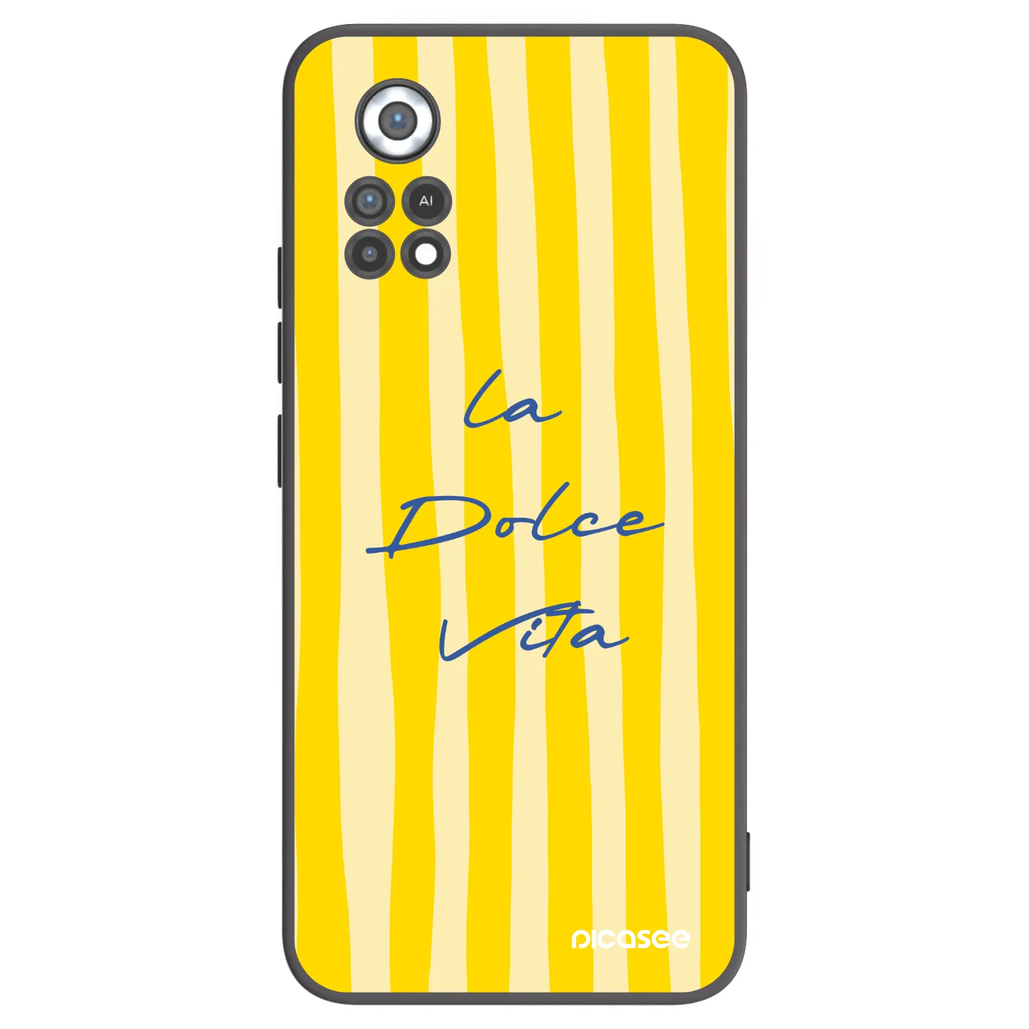 Picasee Μαύρη θήκη σιλικόνης για Xiaomi Poco X4 Pro 5G - Ladolcevita