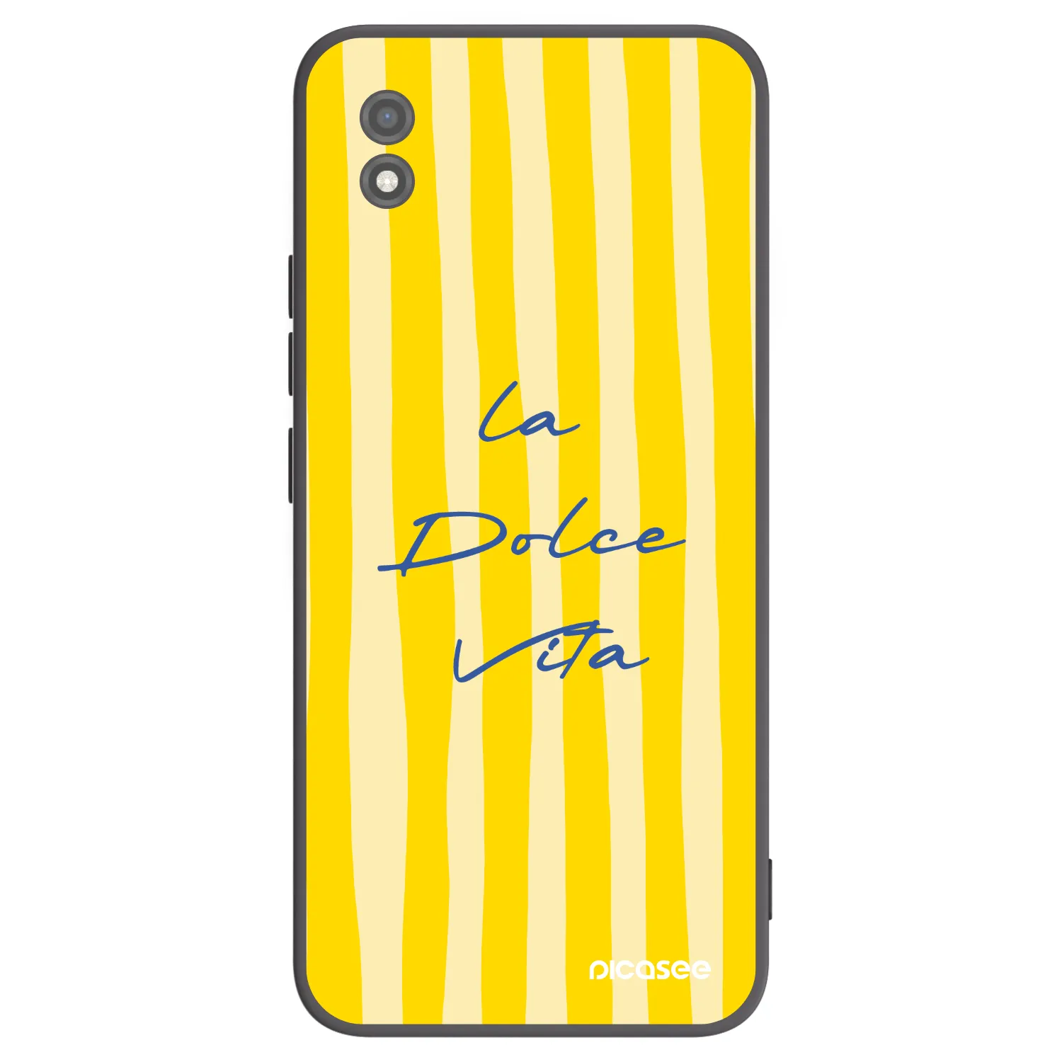 Picasee Μαύρη θήκη σιλικόνης για Realme C11 (2021) - Ladolcevita