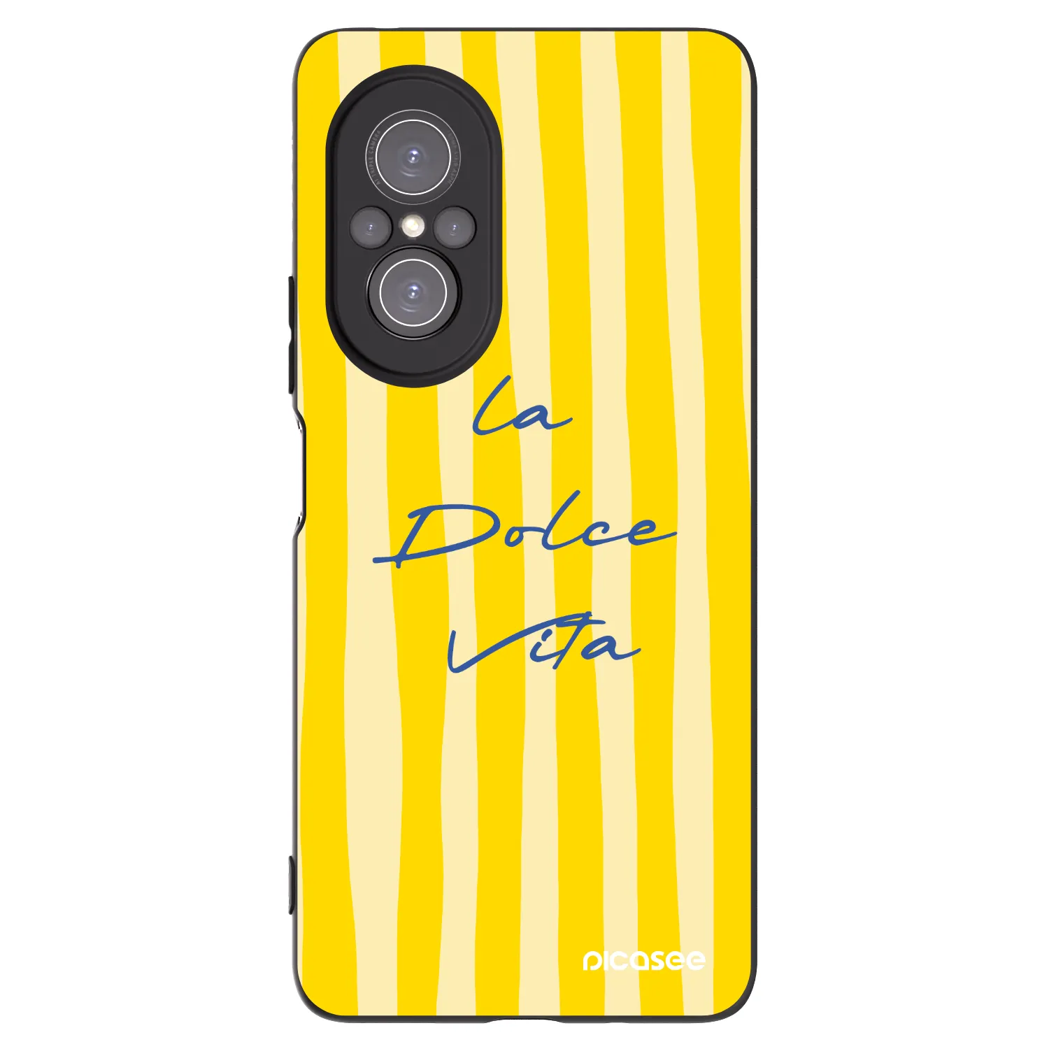 Picasee Μαύρη θήκη σιλικόνης για Huawei Nova 9 SE - Ladolcevita