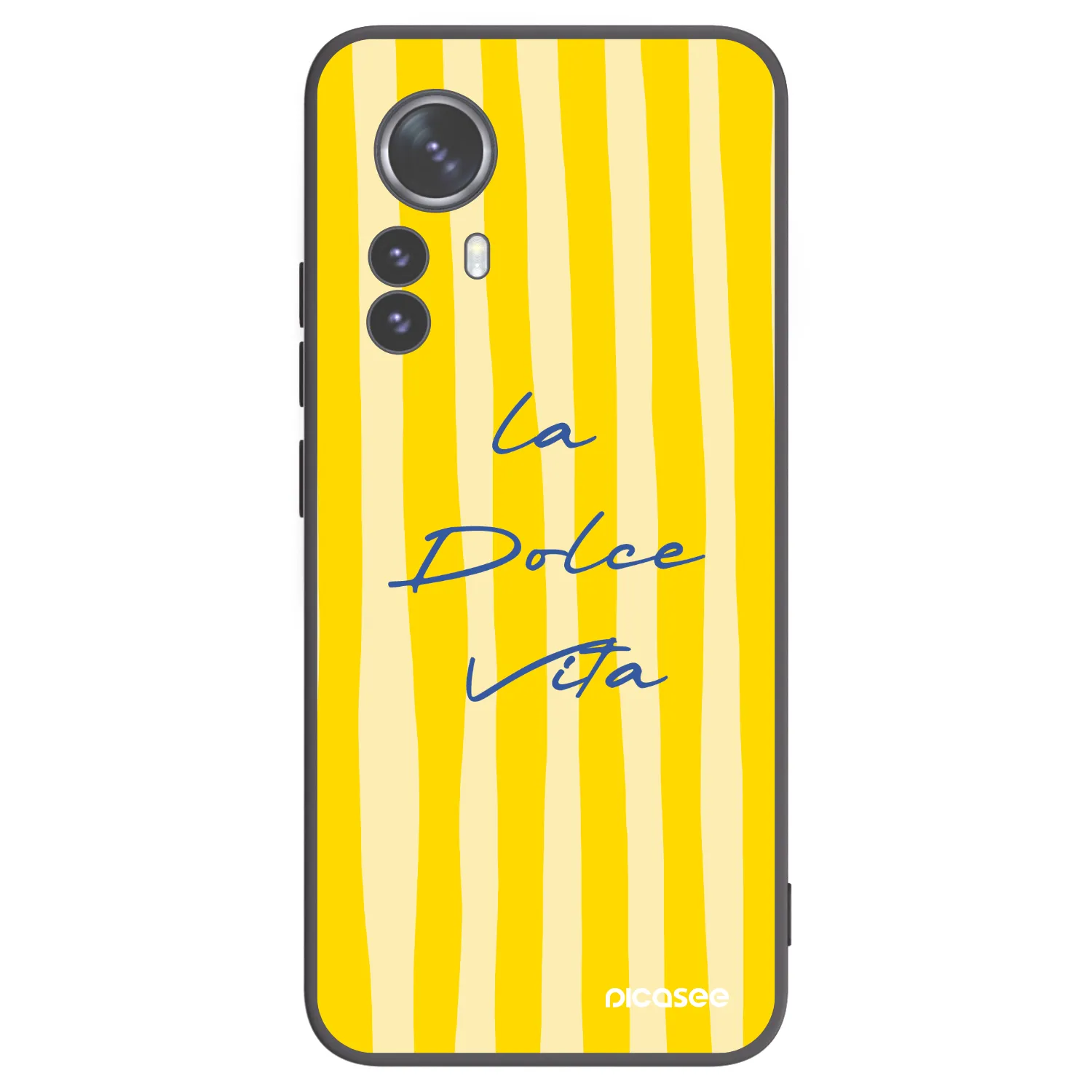 Picasee Μαύρη θήκη σιλικόνης για Xiaomi 12 Pro - Ladolcevita