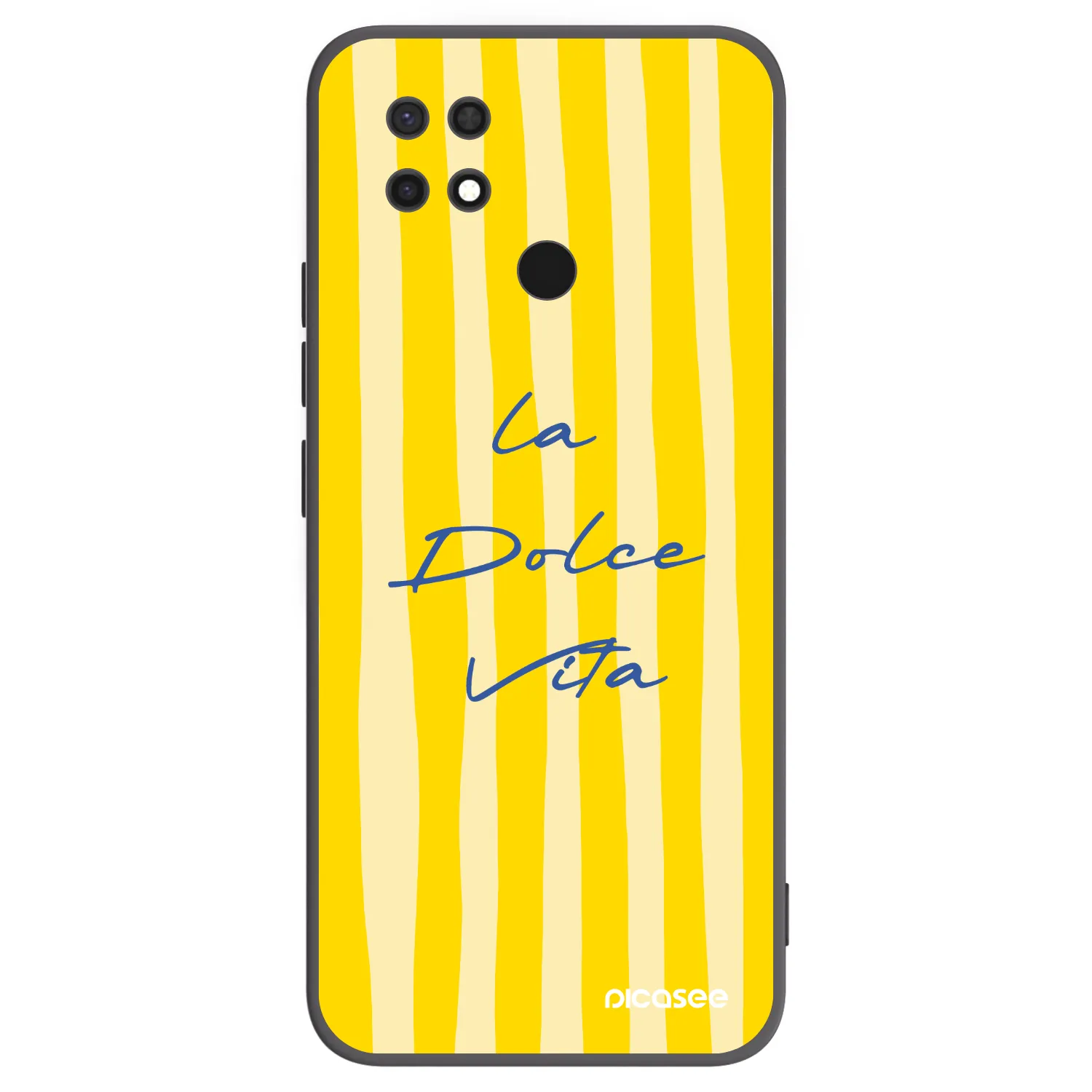 Picasee Μαύρη θήκη σιλικόνης για Xiaomi Redmi 10C - Ladolcevita