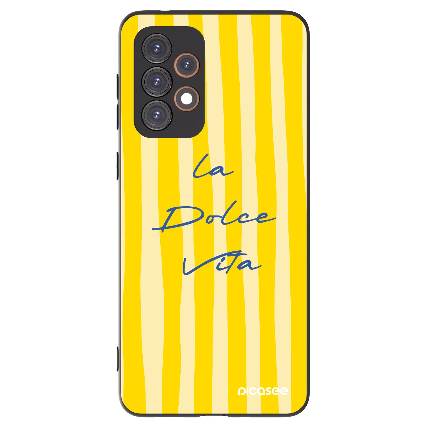 Picasee Μαύρη θήκη σιλικόνης για Samsung Galaxy A33 5G A336 - Ladolcevita