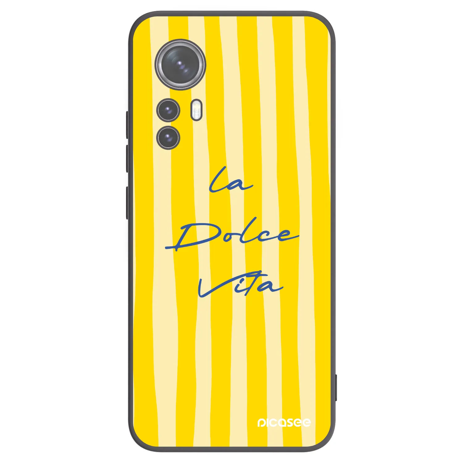 Picasee Μαύρη θήκη σιλικόνης για Xiaomi 12X - Ladolcevita