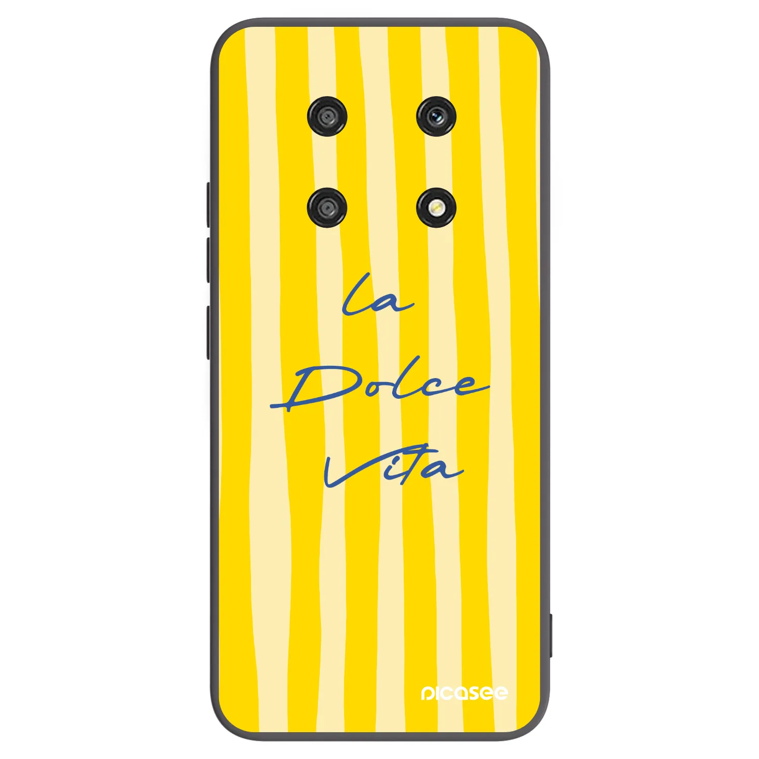 Picasee Μαύρη θήκη σιλικόνης για Honor Magic4 Lite 5G - Ladolcevita