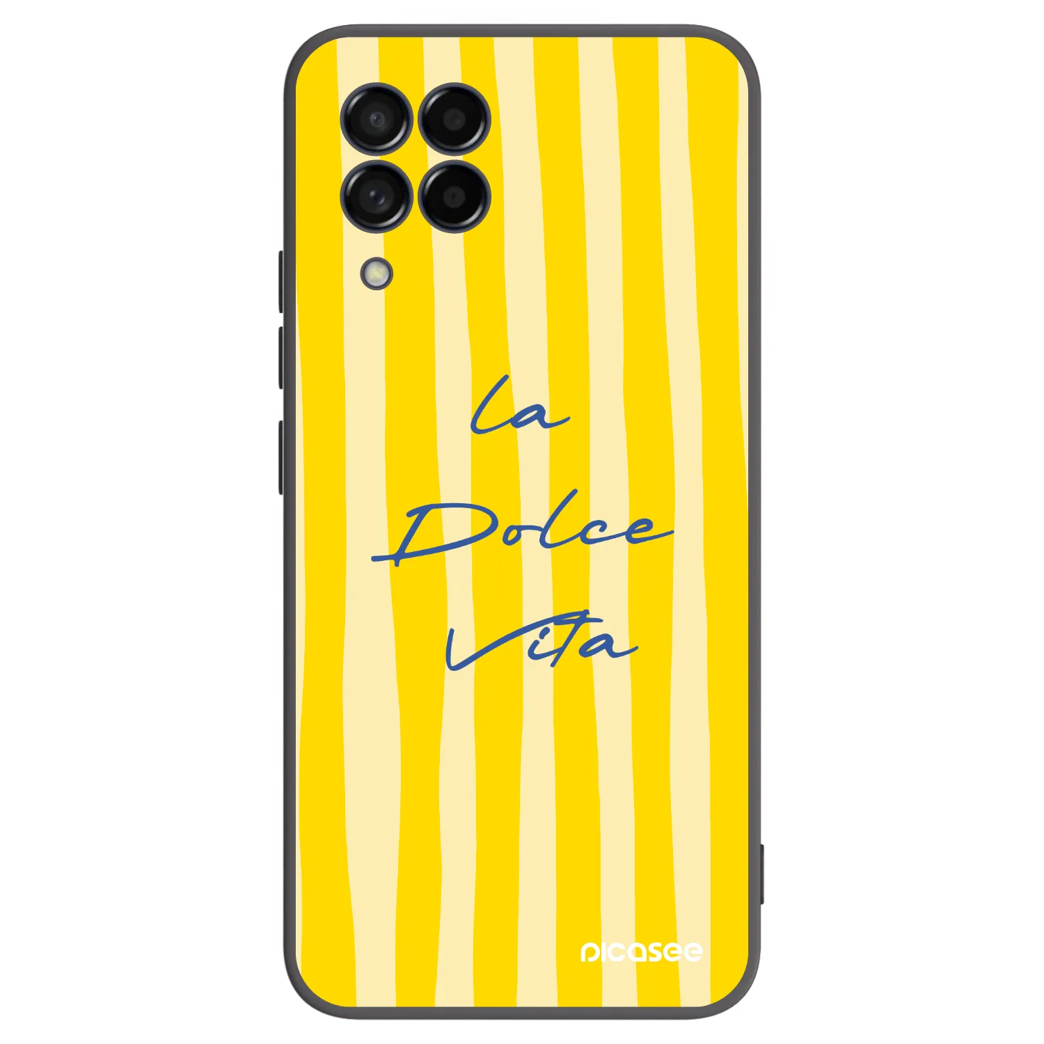 Picasee Μαύρη θήκη σιλικόνης για Samsung Galaxy M53 5G - Ladolcevita