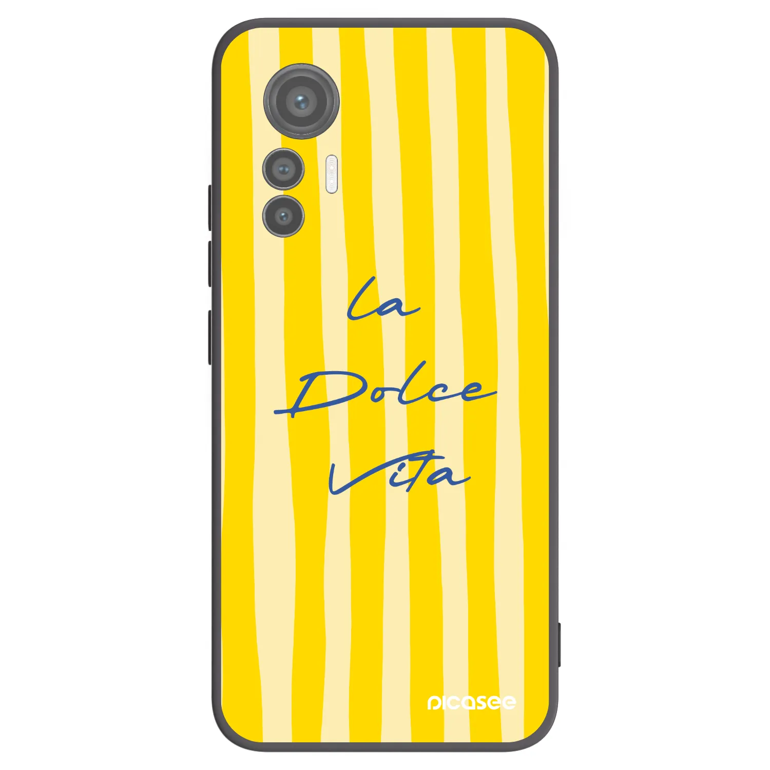 Picasee Μαύρη θήκη σιλικόνης για Xiaomi 12 Lite - Ladolcevita