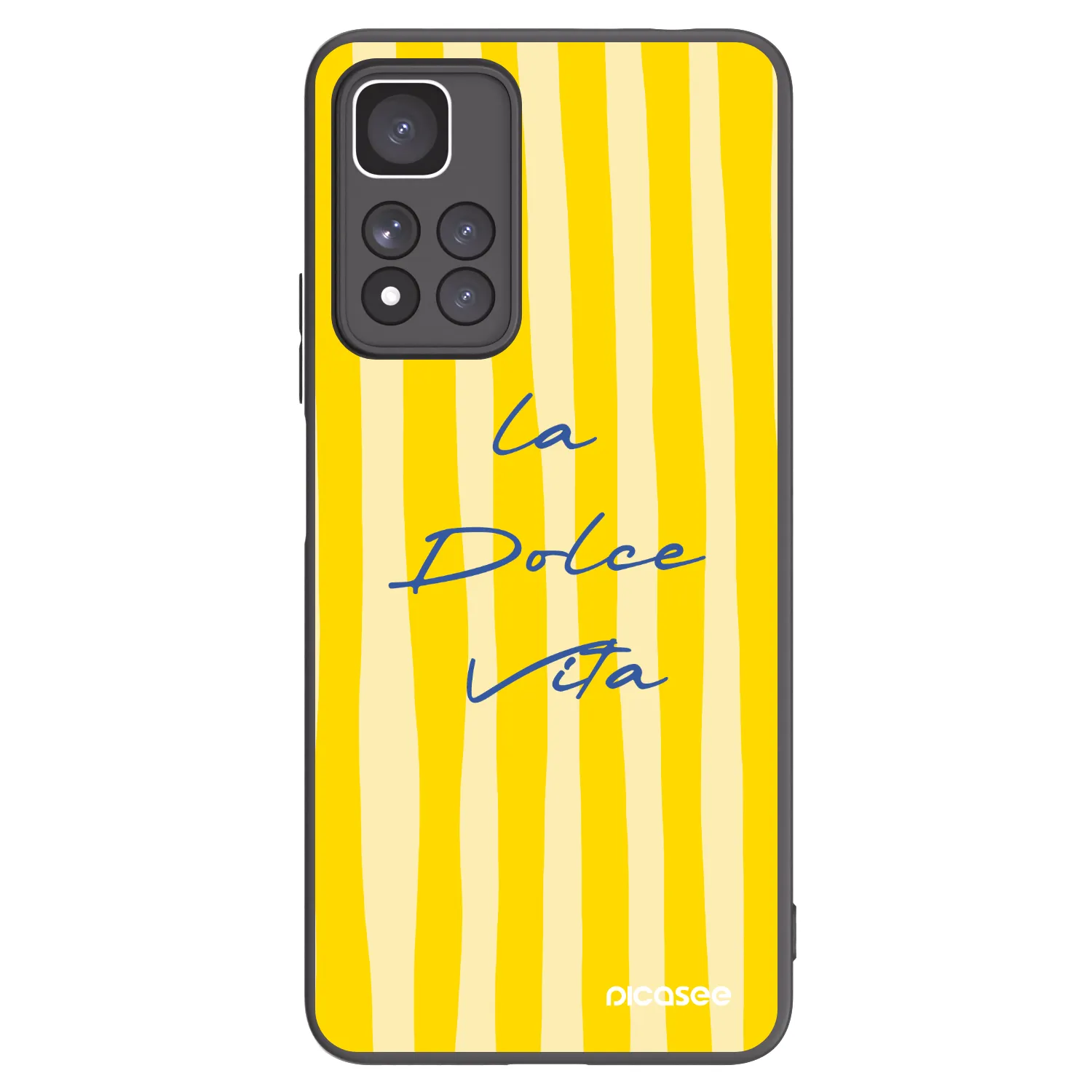 Picasee Μαύρη θήκη σιλικόνης για Xiaomi Redmi Note 11 Pro+ 5G - Ladolcevita