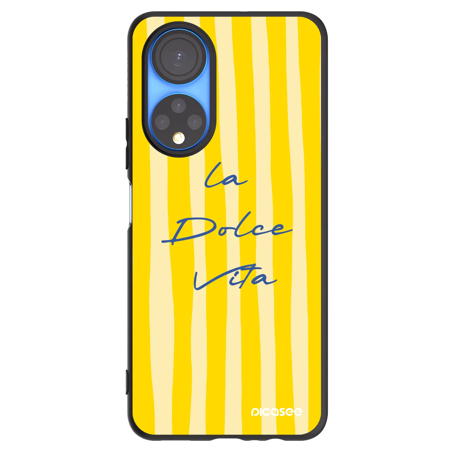 Picasee Μαύρη θήκη σιλικόνης για Honor X7 - Ladolcevita