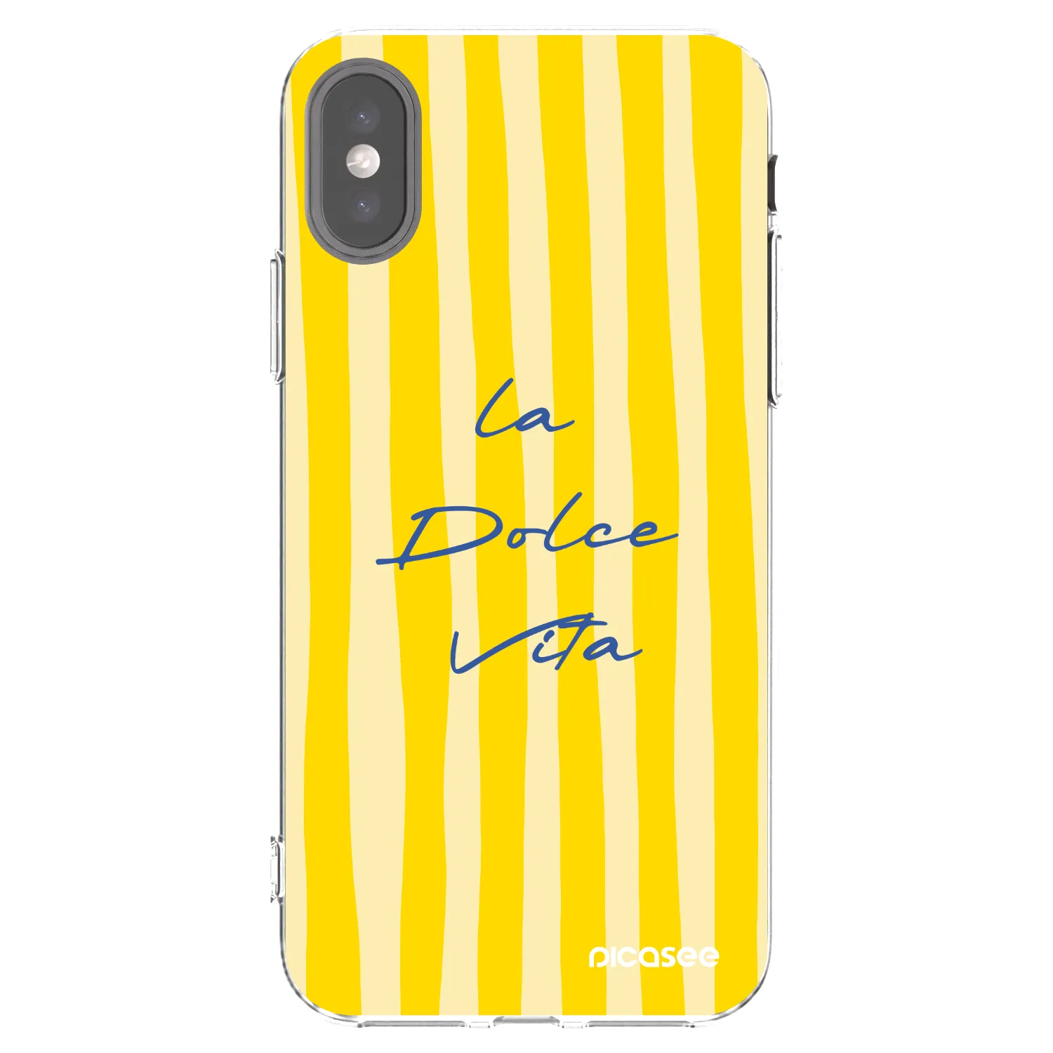 Picasee διαφανής θήκη σιλικόνης Apple iPhone X/XS - Ladolcevita