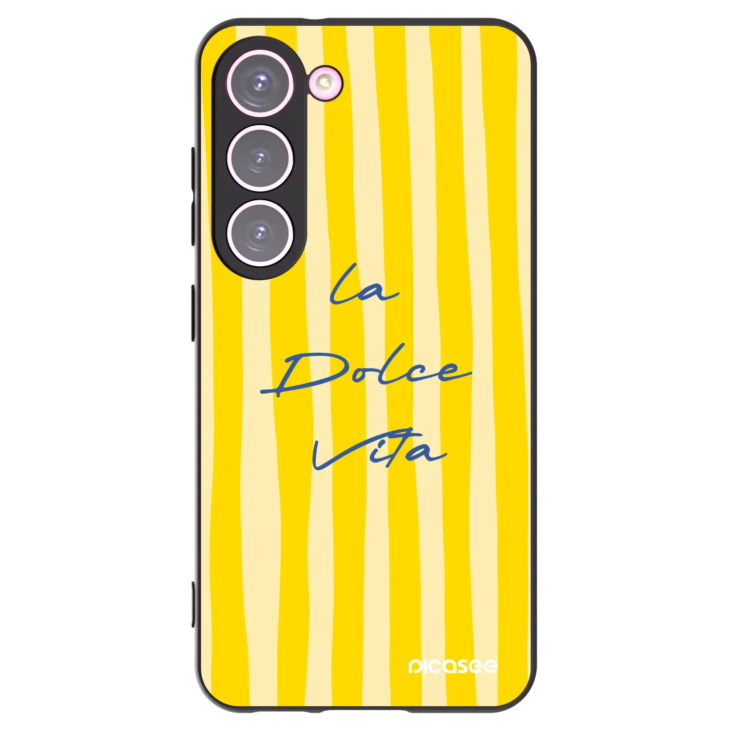 Picasee Μαύρη θήκη σιλικόνης για Samsung Galaxy S23 5G - Ladolcevita