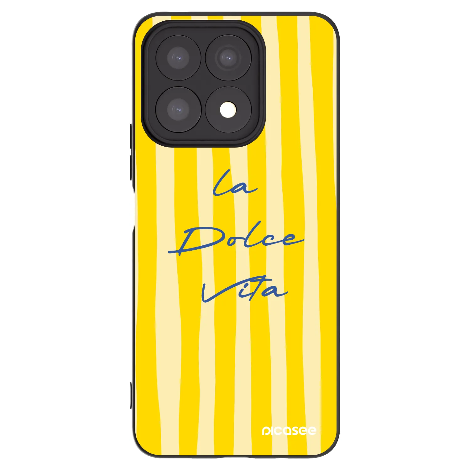 Picasee Μαύρη θήκη σιλικόνης για Honor X8a - Ladolcevita