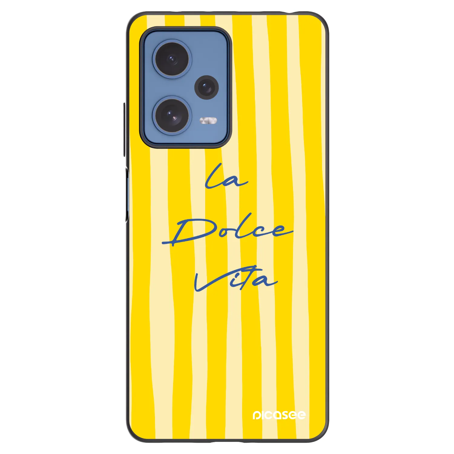 Picasee Μαύρη θήκη σιλικόνης για Xiaomi Redmi Note 12 Pro 5G - Ladolcevita